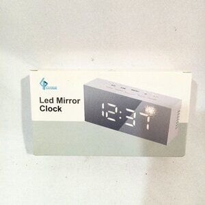 Gloue Led Mirror Clock